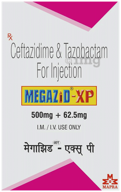 Megazid XP 500 mg/62.5 mg Injection