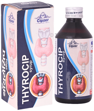 Cipzer Thyrocip Syrup | Supports Healthy Thyroid, Hormone Balance, Metabolism & Energy Syrup Cipzer Thyrocip Syrup | Supports Healthy Thyroid, Hormone Balance, Metabolism & Energy Syrup