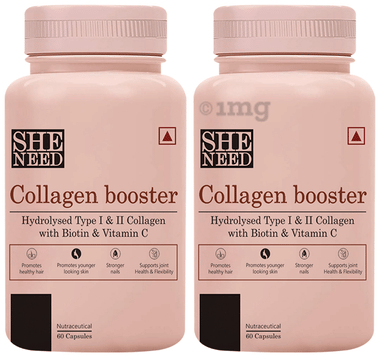 SheNeed Collagen Booster Capsule (60 Each) SheNeed Collagen Booster Capsule (60 Each)
