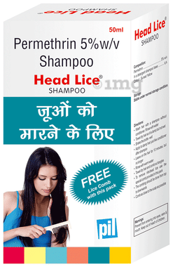 PIL Head Lice Shampoo Free Lice Comb
