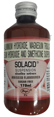 Solacid Oral Suspension Aniseed Sugar Free