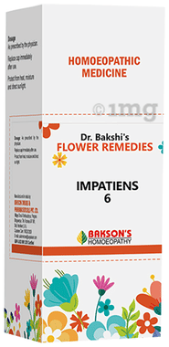 Bakson's Dr. Bakshi's Bach Flower Impatiens 6 CH