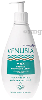 Venusia Max Intensive Moisturizing Lotion | Paraben, Alcohol and Mineral Oil Free | For All Skin Types | Derma Care