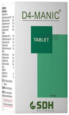 SDH Naturals D4-Manic Tablet