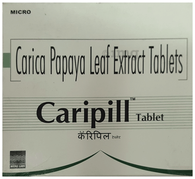 Caripill Carica Papaya Leaf Extract Tablet