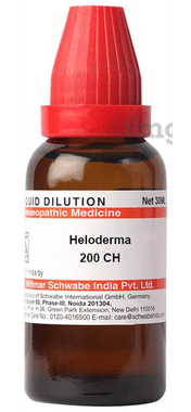 Dr Willmar Schwabe India Heloderma Dilution 200 CH