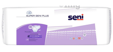 Super Seni Plus Unisex Adult Diaper XL