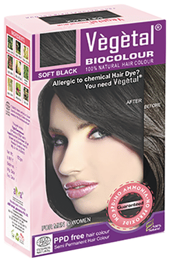 Vegetal Bio Colour Sachet (50gm Each) Soft Black