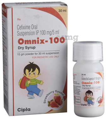 Omnix 100 Dry Syrup Strawberry