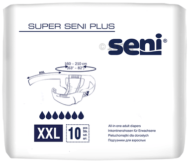 Super Seni Plus Unisex Adult Diaper XXL