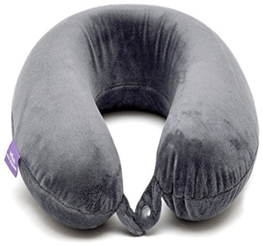 Viaggi Memory Foam Travel Neck Pillow Grey Viaggi Memory Foam Travel Neck Pillow Grey