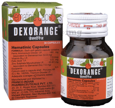 Dexorange Hematinic Capsule