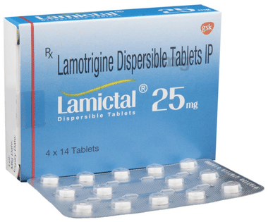 Lamictal 25mg Dispersible Tablet