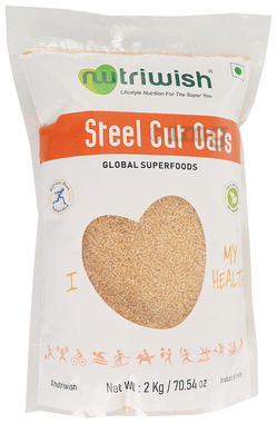Nutriwish Premium Steel Cut Oats for Weight Management | Gluten Free Oats