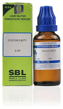 SBL Coccus Cacti Dilution 3 CH SBL Coccus Cacti Dilution 3 CH