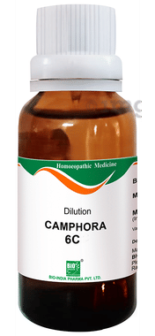 Bio India Camphora Dilution 6 CH Bio India Camphora Dilution 6 CH