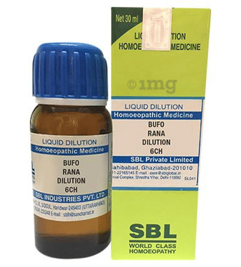SBL Bufo Rana Dilution 6 CH SBL Bufo Rana Dilution 6 CH