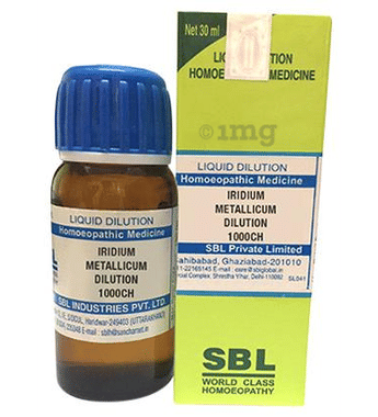 SBL Iridium Metallicum Dilution 1000 CH SBL Iridium Metallicum Dilution 1000 CH