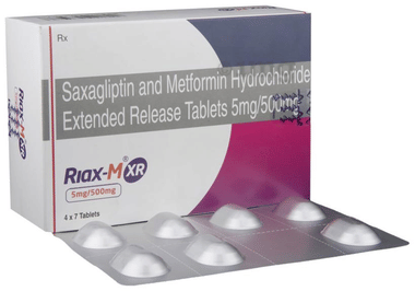Riax-M XR 5mg/500mg Tablet