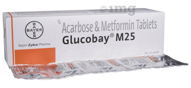 Glucobay M 25 Tablet