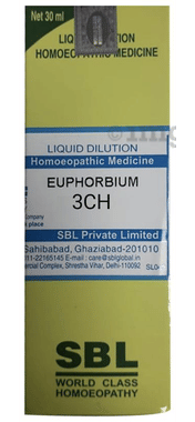 SBL Euphorbium Dilution 3 CH SBL Euphorbium Dilution 3 CH