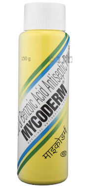 Mycoderm Medicinal Antiseptic Powder for Bacterial & Fungal Skin Infections