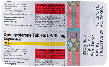 Duphaston 10mg Tablet