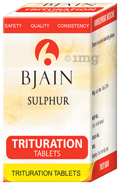 Bjain Sulphur Trituration Tablet 3X Bjain Sulphur Trituration Tablet 3X