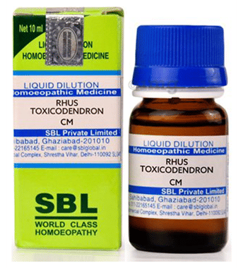 SBL Rhus Toxicodendron Dilution CM CH SBL Rhus Toxicodendron Dilution CM CH