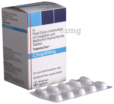 Trajenta Duo 2.5mg/850mg Tablet
