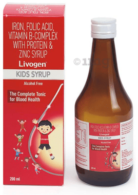 Livogen Kids Syrup Alcohol Free