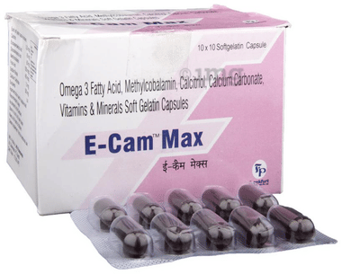 E-Cam Max Soft Gelatin Capsule