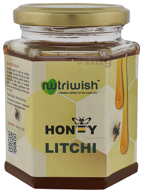 Nutriwish 100% Pure Organic Honey | Flavour Litchi