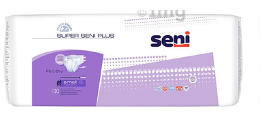 Super Seni Plus Unisex Adult Diaper Small