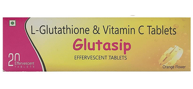 Glutasip Orange Effervescent Tablet