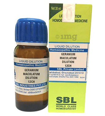 SBL Geranium Maculatum Dilution 12 CH
