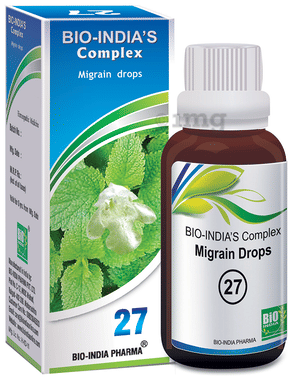 Bio India Complex 27 Migrain Drop