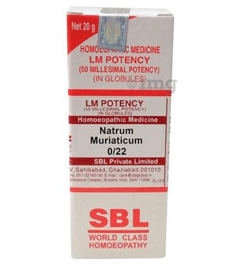 SBL Natrum Muriaticum 0/22 LM SBL Natrum Muriaticum 0/22 LM