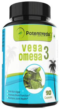 Potentveda Vega Omega 3 800mg Capsule