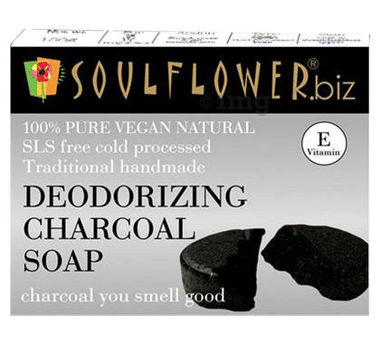 Soulflower Deodorizing Charcoal Soap Soulflower Deodorizing Charcoal Soap