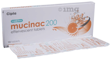 Mucinac 200 Effervescent Tablet Sugar Free
