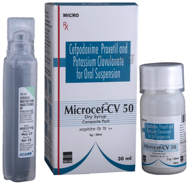 Microcef-CV 50 Dry Syrup
