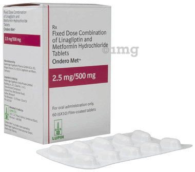 Ondero Met 2.5mg/500mg Tablet