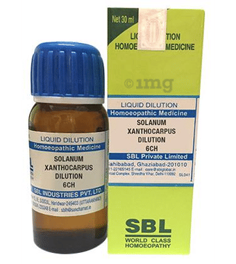 SBL Solanum Xanthocarpus Dilution 6 CH SBL Solanum Xanthocarpus Dilution 6 CH