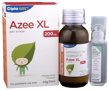 Azee XL 200mg Dry Syrup Peppermint