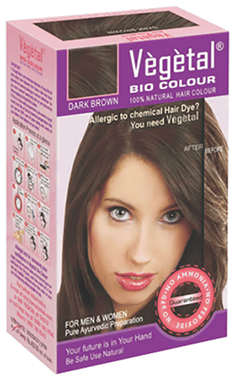 Vegetal Bio Colour Sachet (50gm Each) Dark Brown