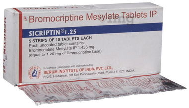 Sicriptin 1.25 Tablet