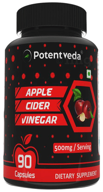 Potentveda Apple Cider Vinegar 500mg Capsule