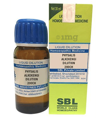 SBL Physalis Alkekengi Dilution 200 CH SBL Physalis Alkekengi Dilution 200 CH