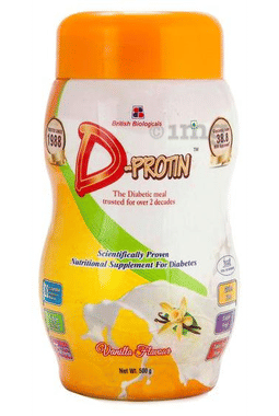 D-Protin Nutritional Supplement for Diabetics | Flavour Powder Vanilla